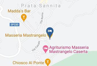 Masseria Mastrangelo Carta Geografica - Campania - Caserta