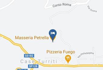 Masseria Petrella Carta Geografica - Calabria - Catanzaro