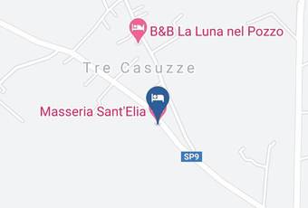 Masseria Sant\'elia Carta Geografica - Sicily - Ragusa