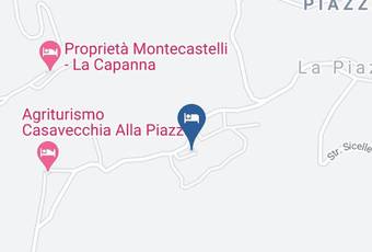 Masseto In Chianti Carta Geografica - Tuscany - Siena