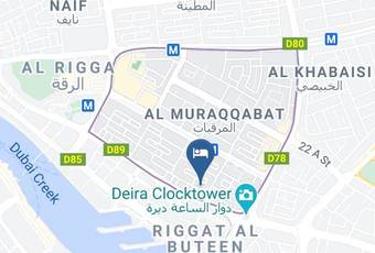 Mayfair Hotel Map - Dubai