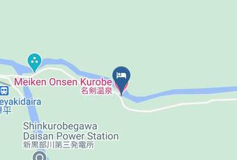 Meiken Onsen Kurobe Map - Toyama Pref - Kurobe City