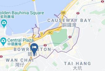 Metro Metro Serviced Apartments Mapa - Hong Kong - Wan Chai District