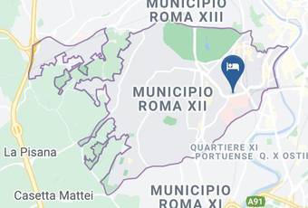 Mide B&b S Camillo Carta Geografica - Latium - Rome