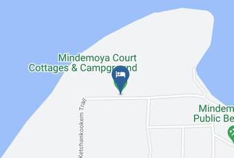 Mindemoya Court Cottages & Campground Map - Ontario - Manitoulin