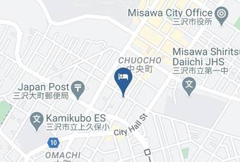 Misawa Hiland Hotel Map - Aomori Pref - Misawa City