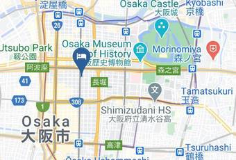 Miyako City Osaka Hommachi Map - Osaka Pref - Osaka City Chuo Ward