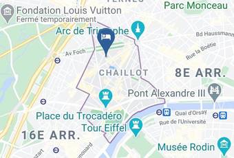 Mode Arc De Triomphe Map - Ile De France - Paris