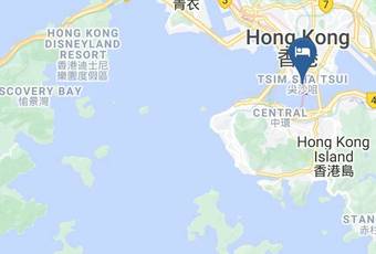 Modern Hotel Map - Hong Kong - Kowloon