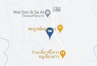 Modern Huen Wasana Map - Chiang Mai - Amphoe Chiang Dao