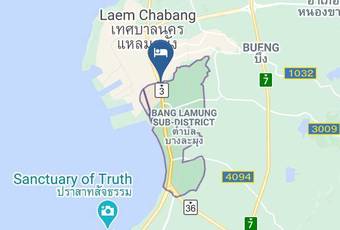 Modernbright Service Apartment Laem Chabang Map - Chon Buri - Amphoe Bang Lamung