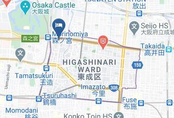 Morinomiya Station Guesthouse Map - Osaka Pref - Osaka City Higashinari Ward
