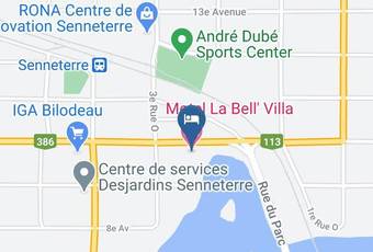 Motel La Bell\' Villa Map - Quebec - La Vallee De L Or Regional County Municipality