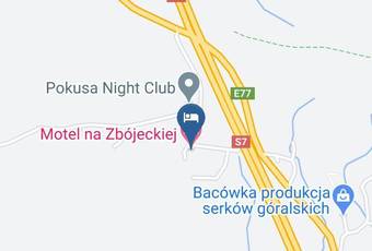 Motel Na Zbojeckiej Map - Malopolskie - Nowotarski