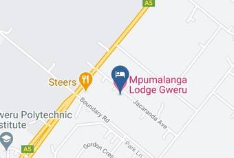 Mpumalanga Lodge Gweru Map - Midlands - Gweru