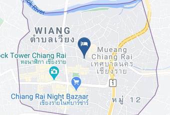 Nak Nakara Hotel Map - Chiang Rai - Mueang Chiang Rai District