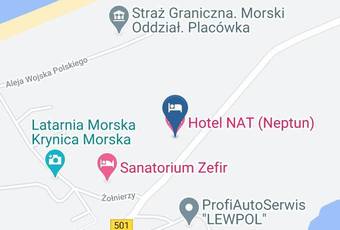 Nat Hotel Neptun Krynica Morska Map - Pomorskie - Nowodworski