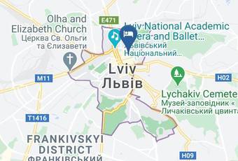 New Hostel Map - Lviv