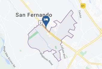 Nida Rooms San Fernando Crossing Map - Central Luzon - Pampanga
