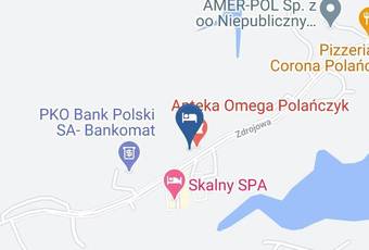 Noclegi Reda Polanczyk Mapa - Podkarpackie - Leskonty