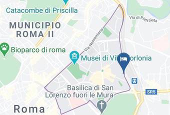 Nonna\'s House Carta Geografica - Latium - Rome