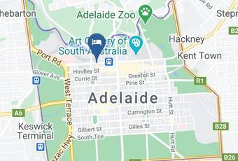 Oaks Adelaide Embassy Suites Map - South Australia - Adelaide