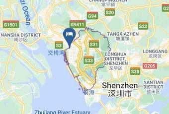 Ocean City Garden Hotel Map - Guangdong - Shenzhen