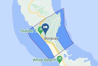 One Crescent Place Hotel Boracay Map - Western Visayas - Aklan