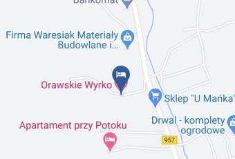 Orawskie Wyrko Map - Malopolskie - Nowotarski