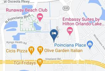 Orlando Resort Development Map - Florida - Osceola