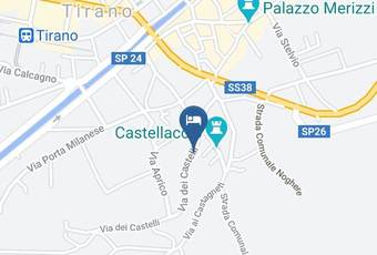 Ostello Del Castello Tirano Bb Carta Geografica - Lombardy - Sondrio
