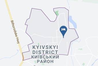 Otely Restoran Berloga Map - Kharkiv