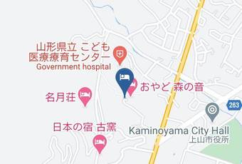 Oyado Morinone Map - Yamagata Pref - Kaminoyama City