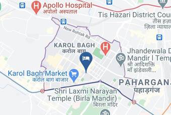 Oyo 11357 Karol Bagh Map - Delhi - Karol Bagh