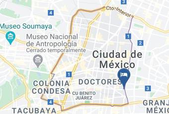 Oyo Quinta Bugambilias Mapa - Mexico City - Cuauhtemoc