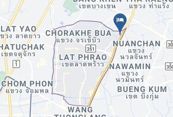 Oyo 318 Pak D Resort Map - Bangkok City - Lat Phrao District