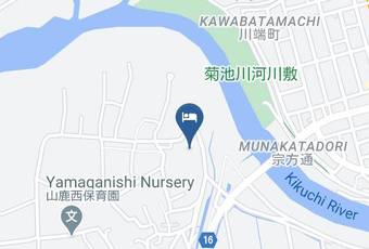Oyo 44365 Map - Kumamoto Pref - Yamaga City