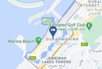 Oyo 452 Home Princess Tower 1bhk Dubai Marina Map - Dubai