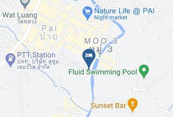 Pai River Jam Hostel Map - Mae Hong Son - Amphoe Pai