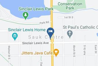 Palmer House Hotel & Restaurant Map - Minnesota - Stearns