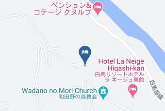 Panketo Lodge Hakuba Map - Nagano Pref - Hakuba Vil Kitaazumi District