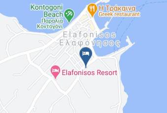 Papoulias Rooms Map - Peloponnese - Lakonia