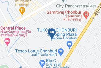 Paradise Inn Chonburi Map - Chon Buri - Mueang Chonburi District