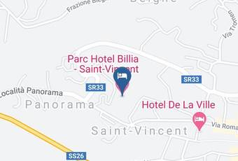 Parc Hotel Billia Saint Vincent Carta Geografica - Valle D Aosta - Aosta