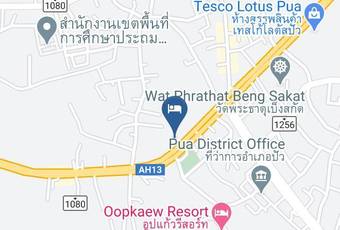Parichart Guest House Map - Nan - Amphoe Pua