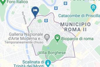 Parioli Bed & Business Carta Geografica - Latium - Rome