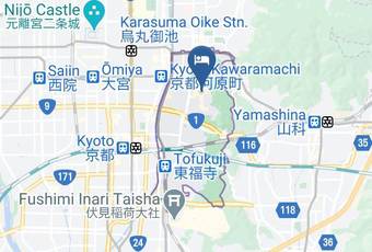 Park Hyatt Kyoto Map - Kyoto Pref - Kyoto City Higashiyama Ward