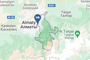 Parmigiano Serviced Apartments Map - Kazakhstan - Almaty City