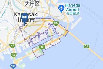 Pearl Hotel Kawasaki Map - Kanagawa Pref - Kawasaki City Kawasaki Ward
