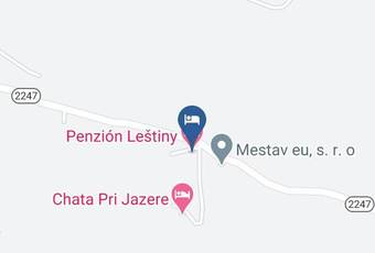 Pension Lestiny Map - Zilina - Dolny Kubin